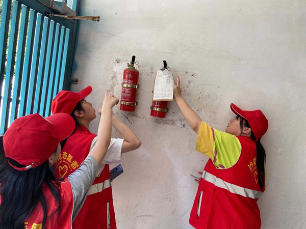 沙湾社区：消防安全无小事 青年志愿者来助力.jpg