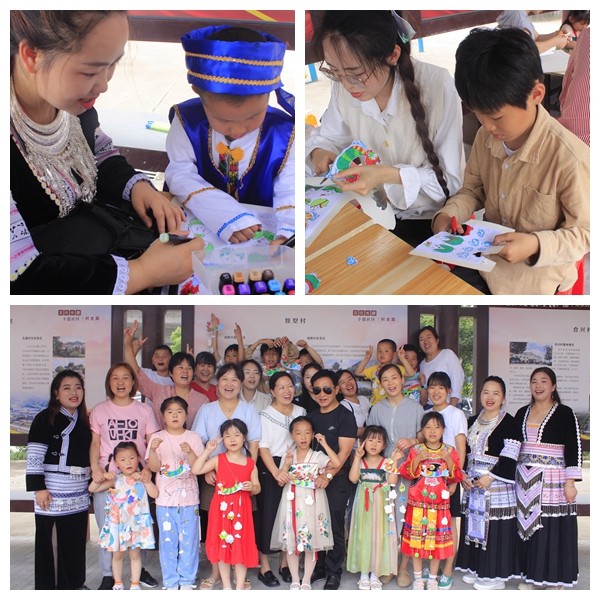 下邵社区党群服务中心：亲子做手工 废纸变风铃.jpg