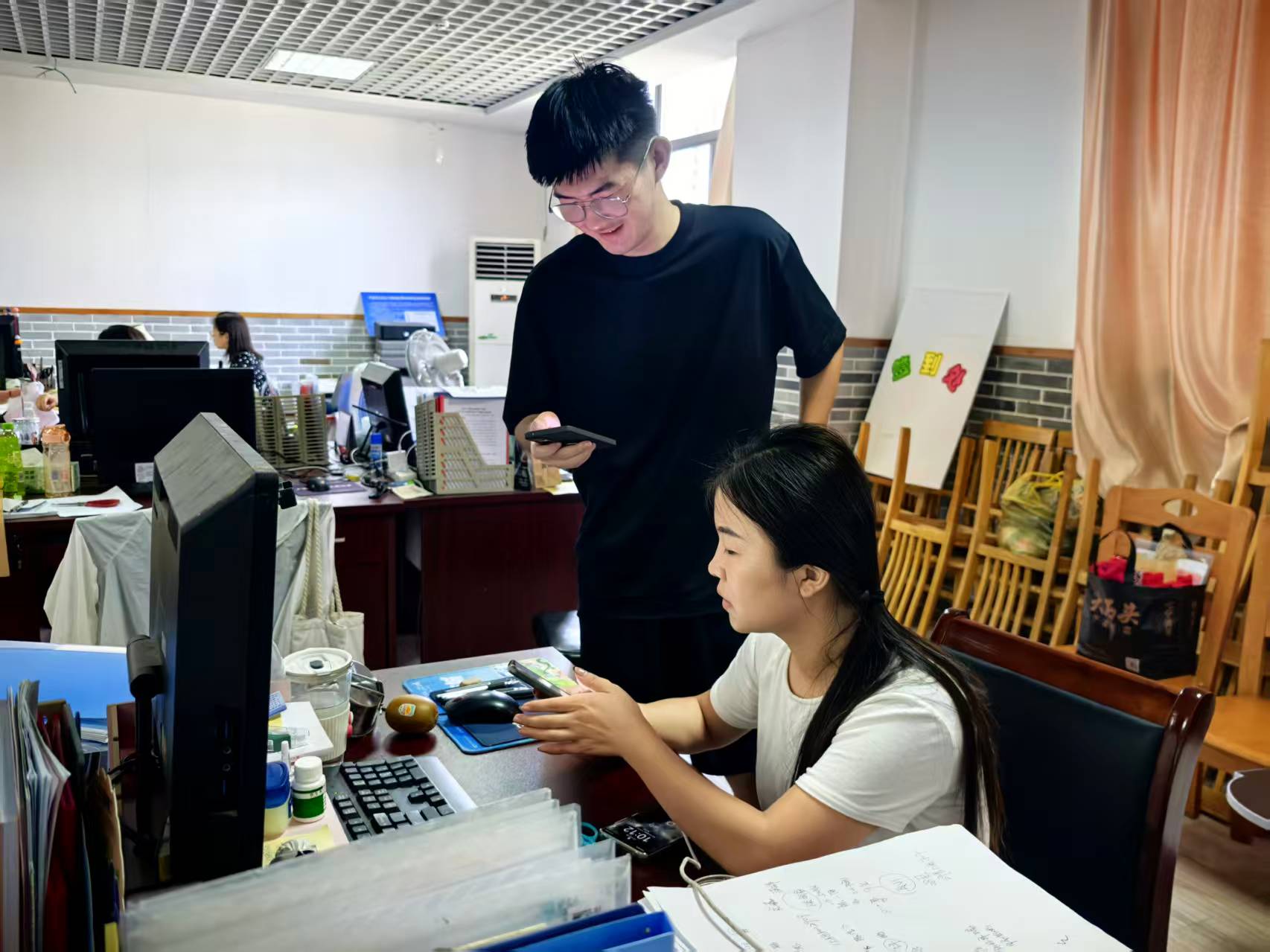 长山社区：助力大学生暑期实践 搭建成长平台.jpg