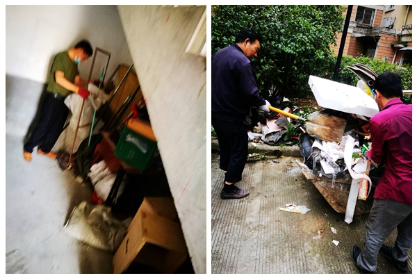 清理楼道杂物 助力文明城市.jpg