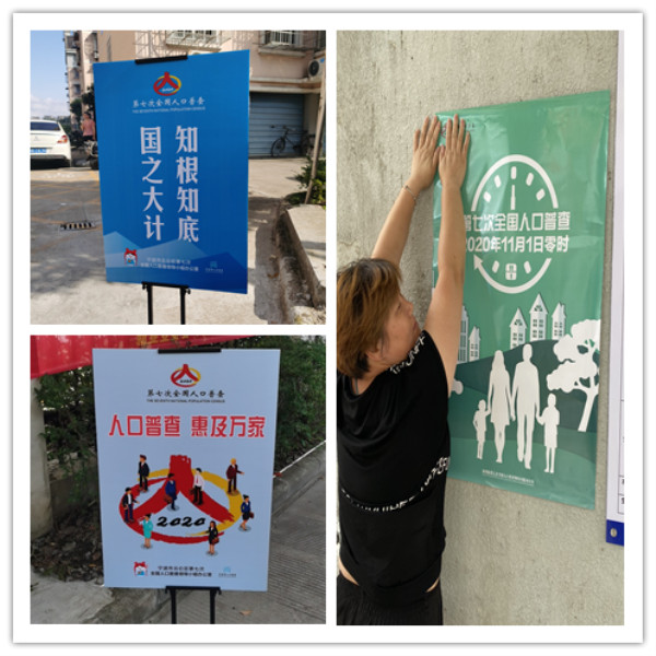 凤凰社区：开展第七次全国人普宣传工作 .jpg